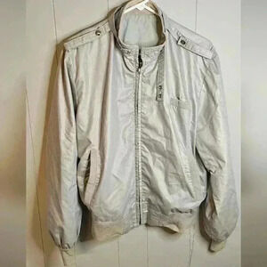 Vintage Gray Bomber Jacket, Size 2, Unbranded